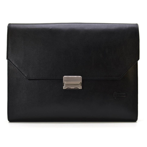 Шкіряна папка А4 на три відділення з петлею для руки TARWA GA-7101-4lx чорна