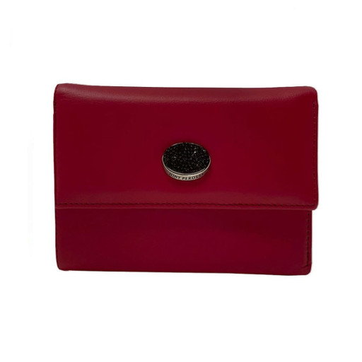 Шкіряне портмоне Swarovski 500N marlboro червоний