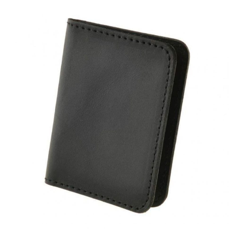 Шкіряна обкладинка для ID-паспорта та водійських прав 4.0 чорна