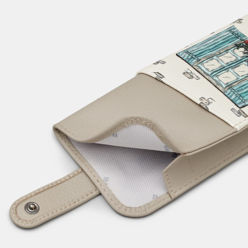 Шкіряний чохол для окулярів Yoshi Y4309 (Country Cottage Warm Grey)