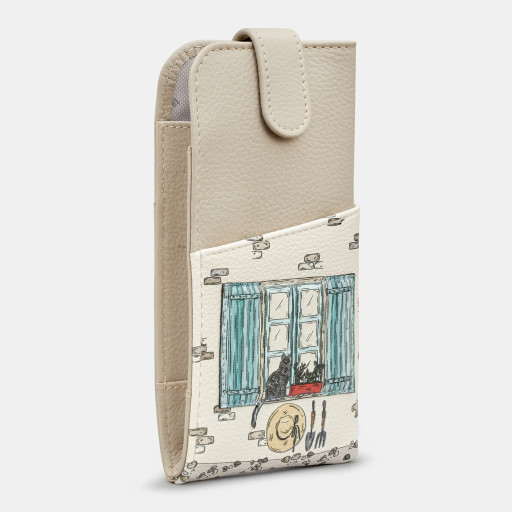 Шкіряний чохол для окулярів Yoshi Y4309 (Country Cottage Warm Grey)