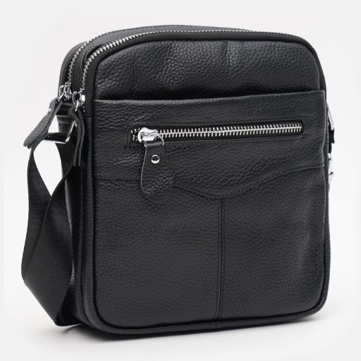 Чоловічі шкіряні сумки Keizer K11183bl-black