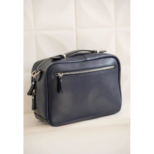 Жіноча шкіряна сумка Avenue синя флотар
