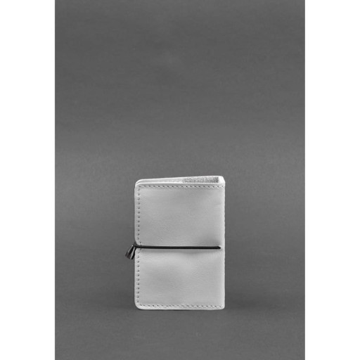 Жіночий шкіряний кард-кейс 7.0 білий Краст