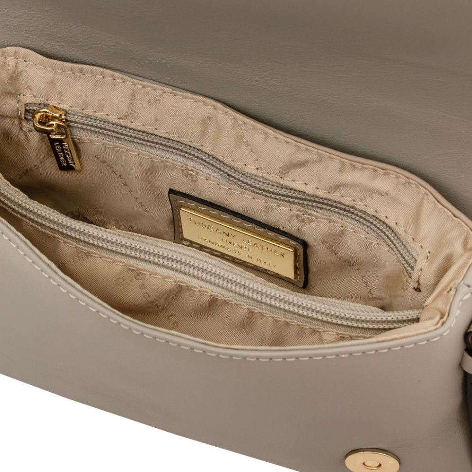 Biscuit Soft leather shoulder bag