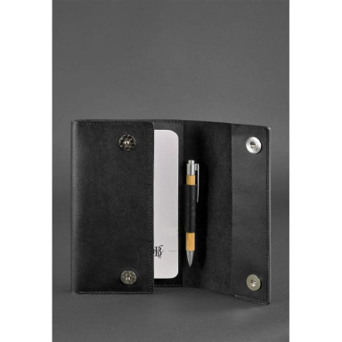 Leather notebook (Soft-beech) 5.0 black