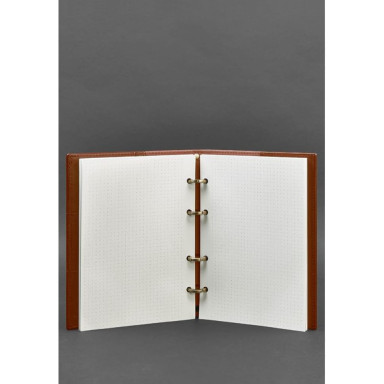 Leather Loop Notebook 9.0 with Hard Brown Cover