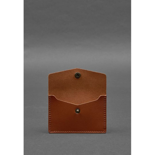 Шкіряний кард-кейс 9.0 світло-коричневий краст
