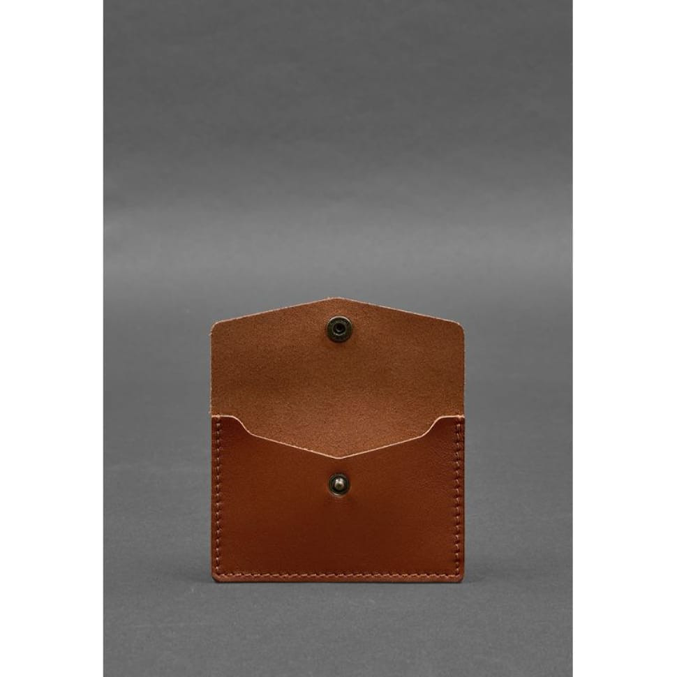 Шкіряний кард-кейс 9.0 світло-коричневий краст