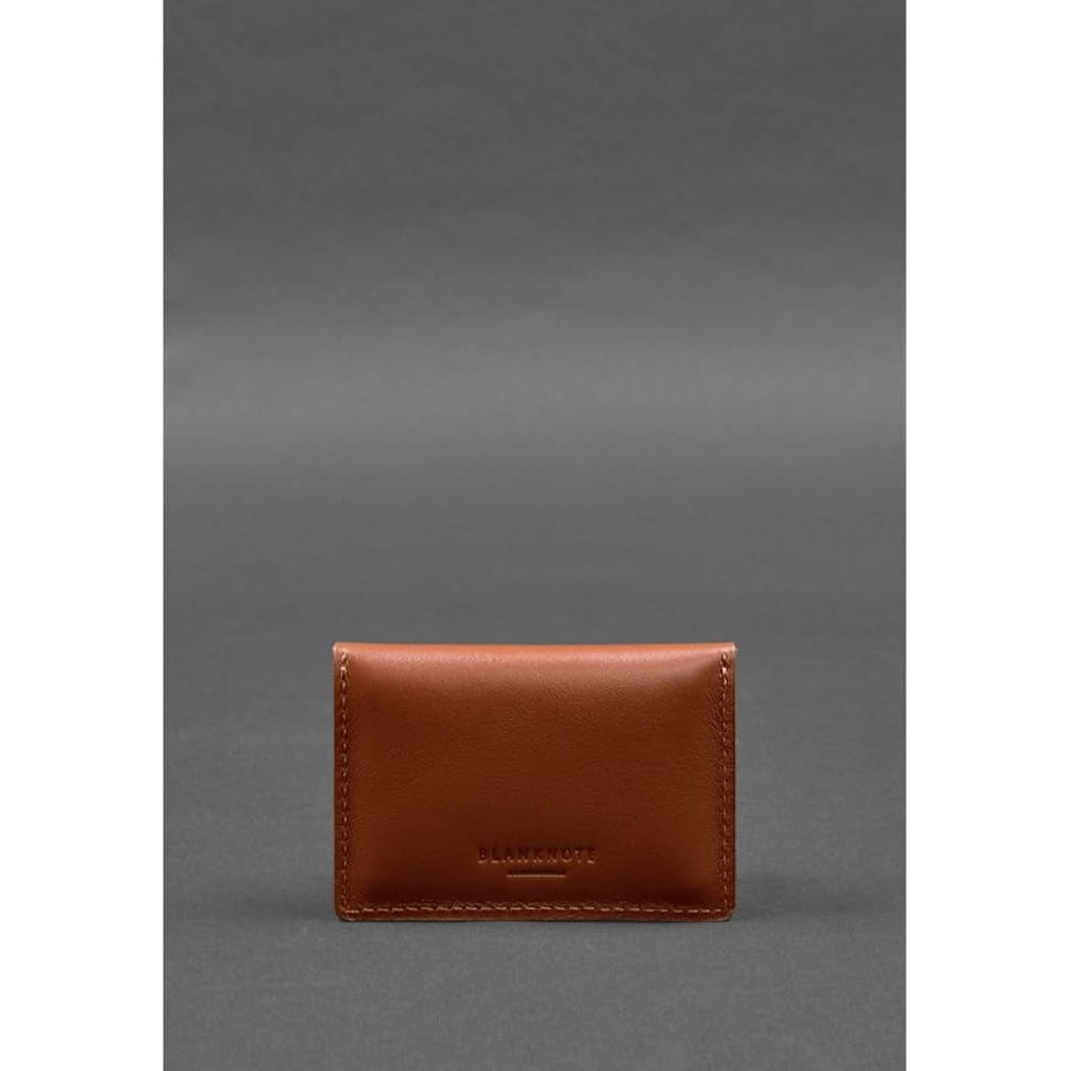 Шкіряний кард-кейс 9.0 світло-коричневий краст