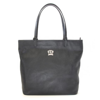 Pratesi BNE461 - Monterchi Tote Bag in cowhide leather Bruce Black