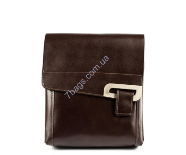 Signature crossbody bag, brown, Firenze