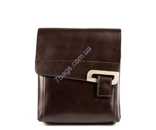 Фірмова сумка крос-боді, колір коричневий, Firenze
