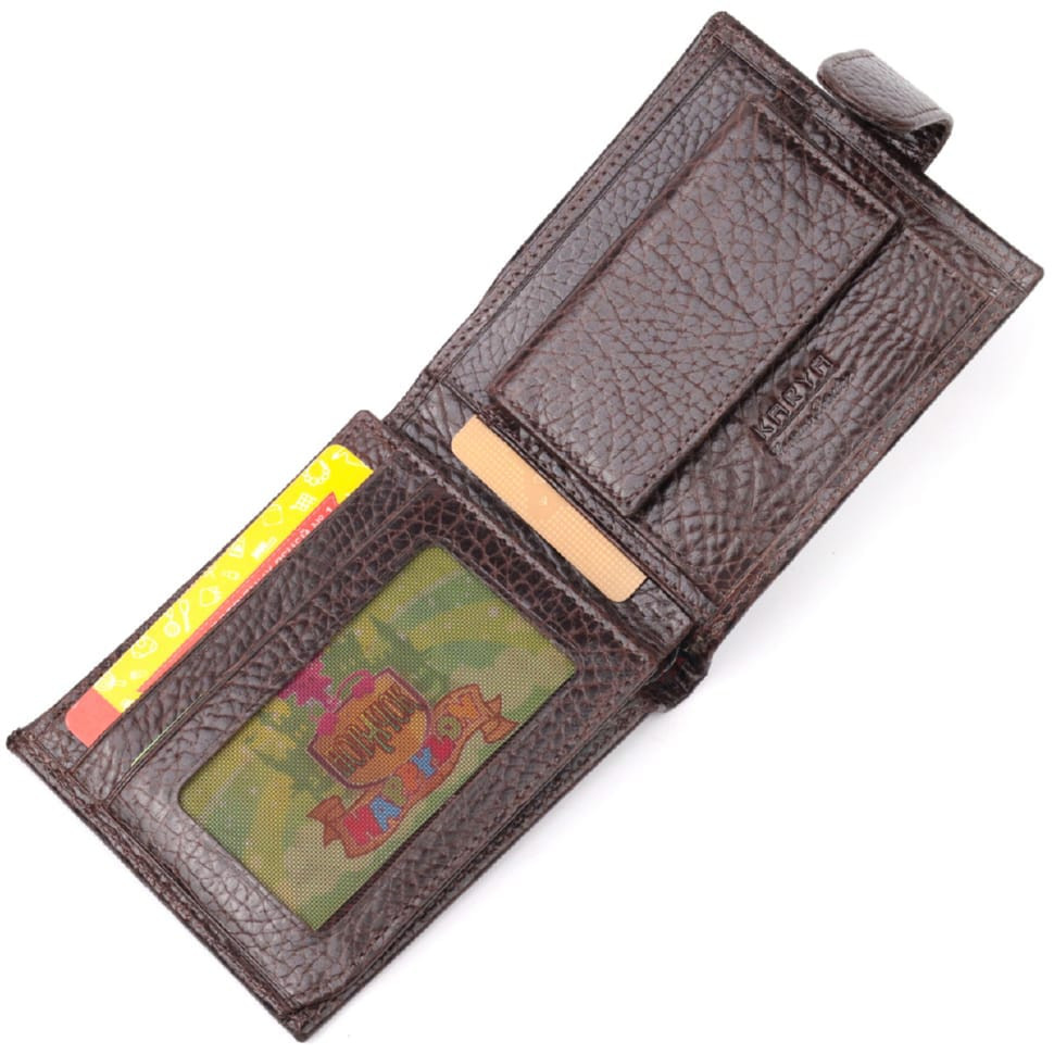 Мужской кошелек ST Leather 18311 (ST103) Черный
