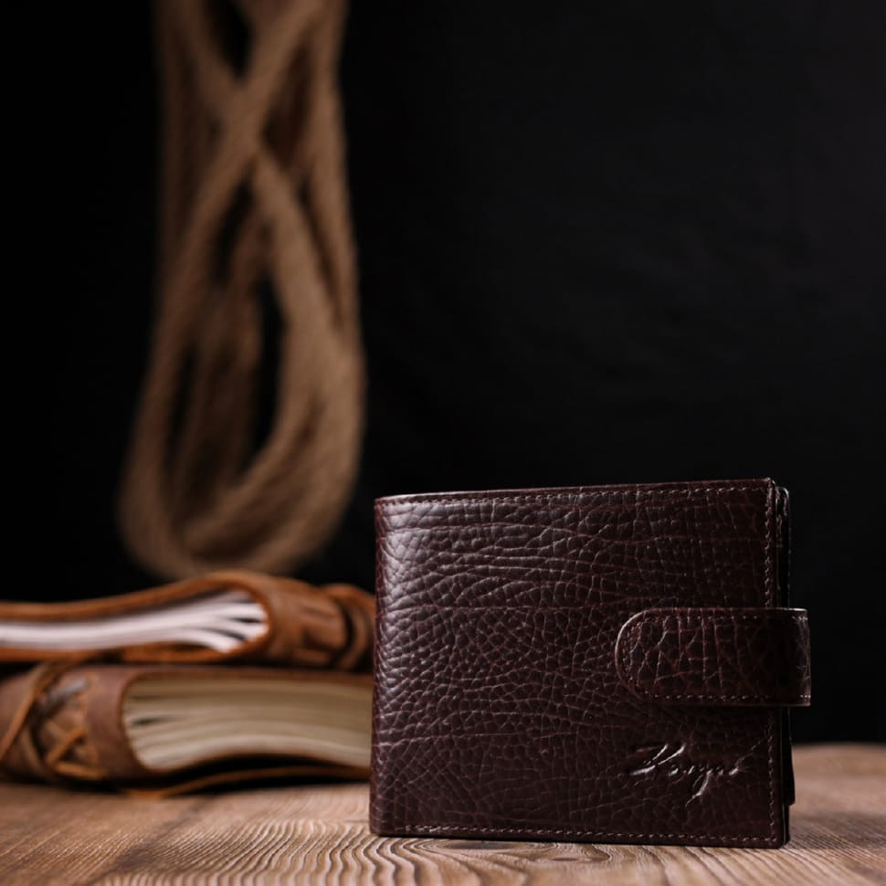 Мужской кошелек ST Leather 18311 (ST103) Черный