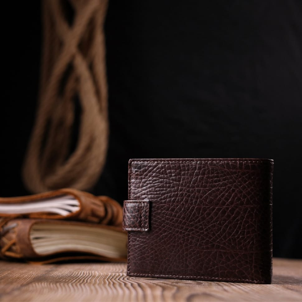 Мужской кошелек ST Leather 18311 (ST103) Черный