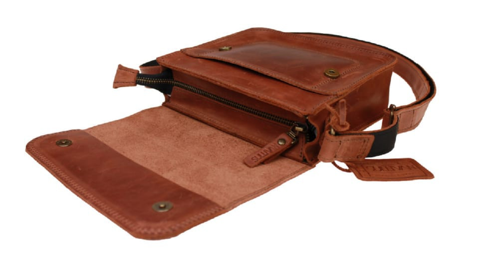 Сумка жіноча шкіряна маленька клатч SULLIVAN 2619(25) світло-коричнева