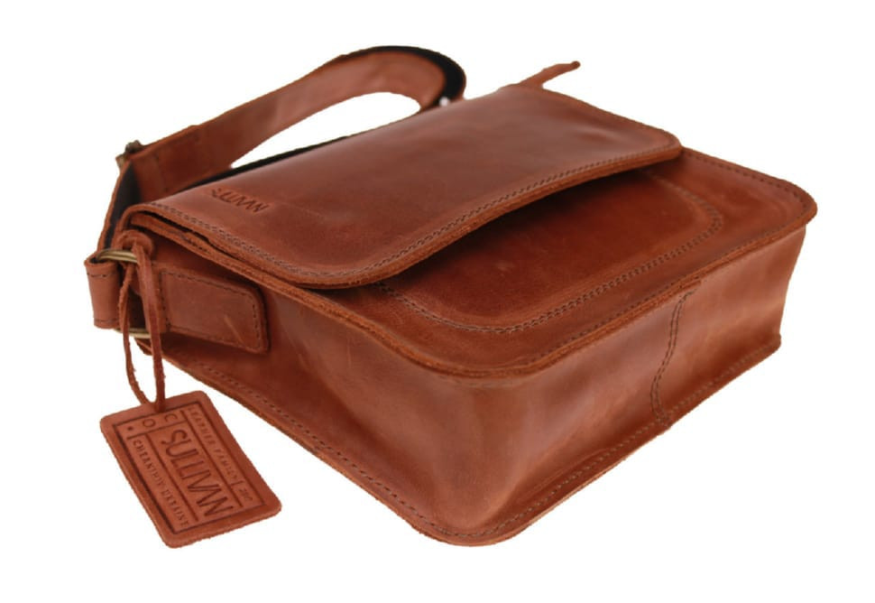 Сумка жіноча шкіряна маленька клатч SULLIVAN 2619(25) світло-коричнева