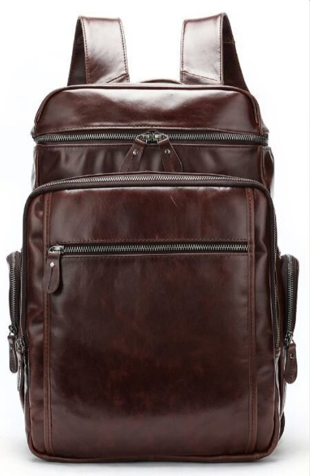 Рюкзак шкіряний Vintage 14892 Коричневий