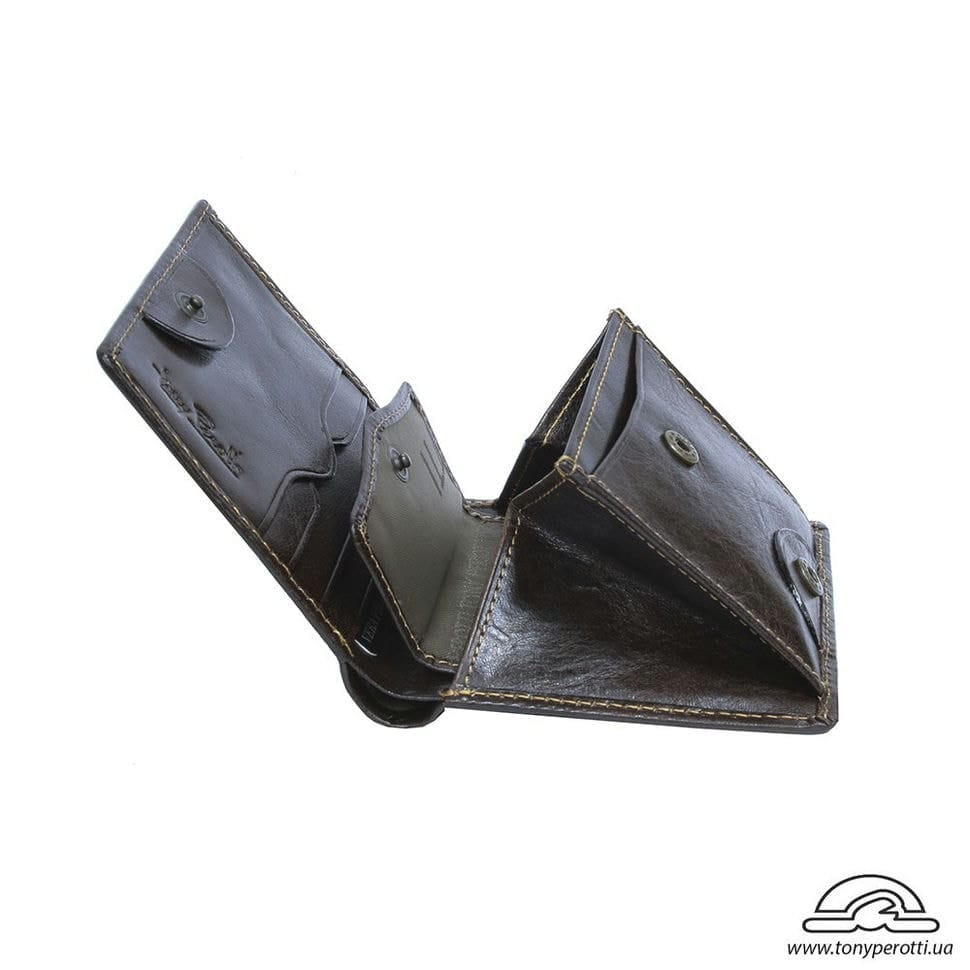 Шкіряне портмоне TONY PEROTTI 1165-1010 чорний