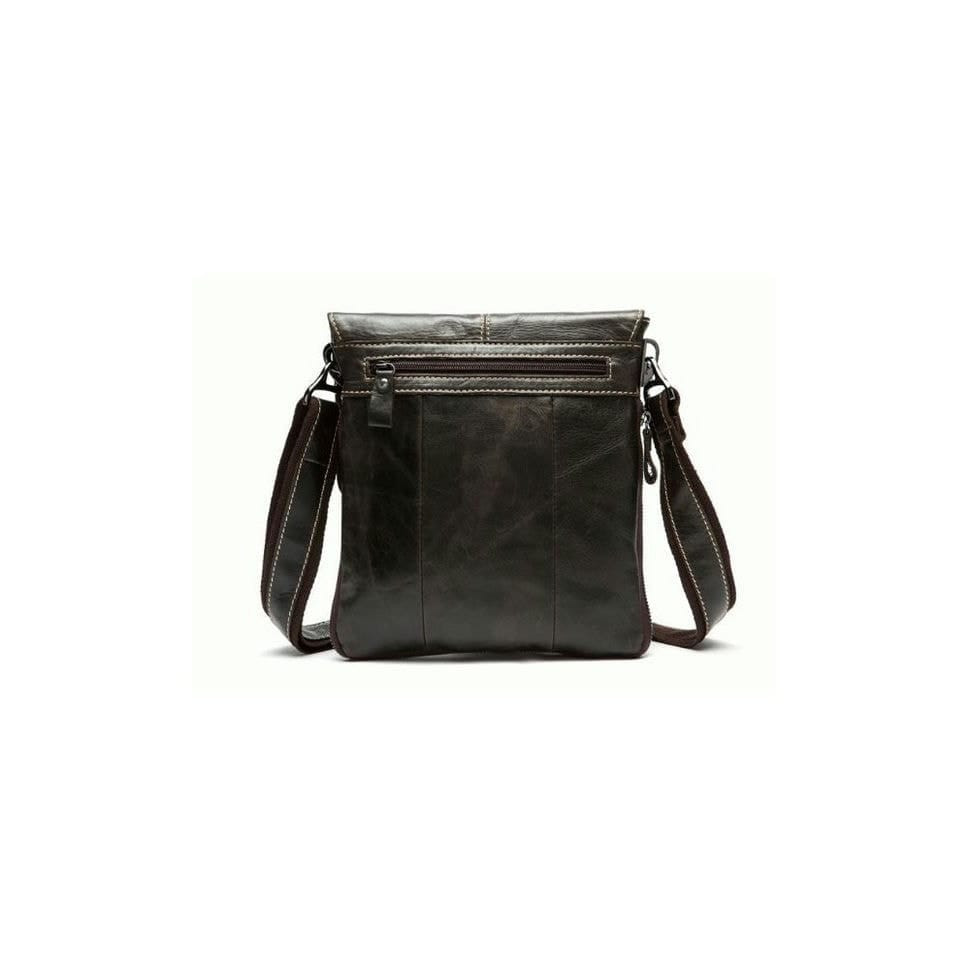 Чоловіча шкіряна сумка через плече BUFFALO BAGS M8006A чорна
