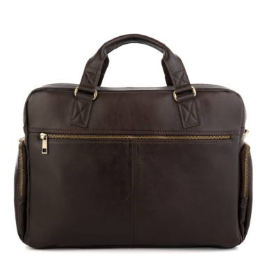 Brown men`s leather bag Newery N0021GC