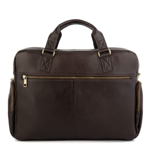 Коричнева чоловіча шкіряна сумка Newery N0021GC