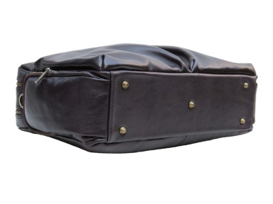 Brown men`s leather bag Newery N0021GC