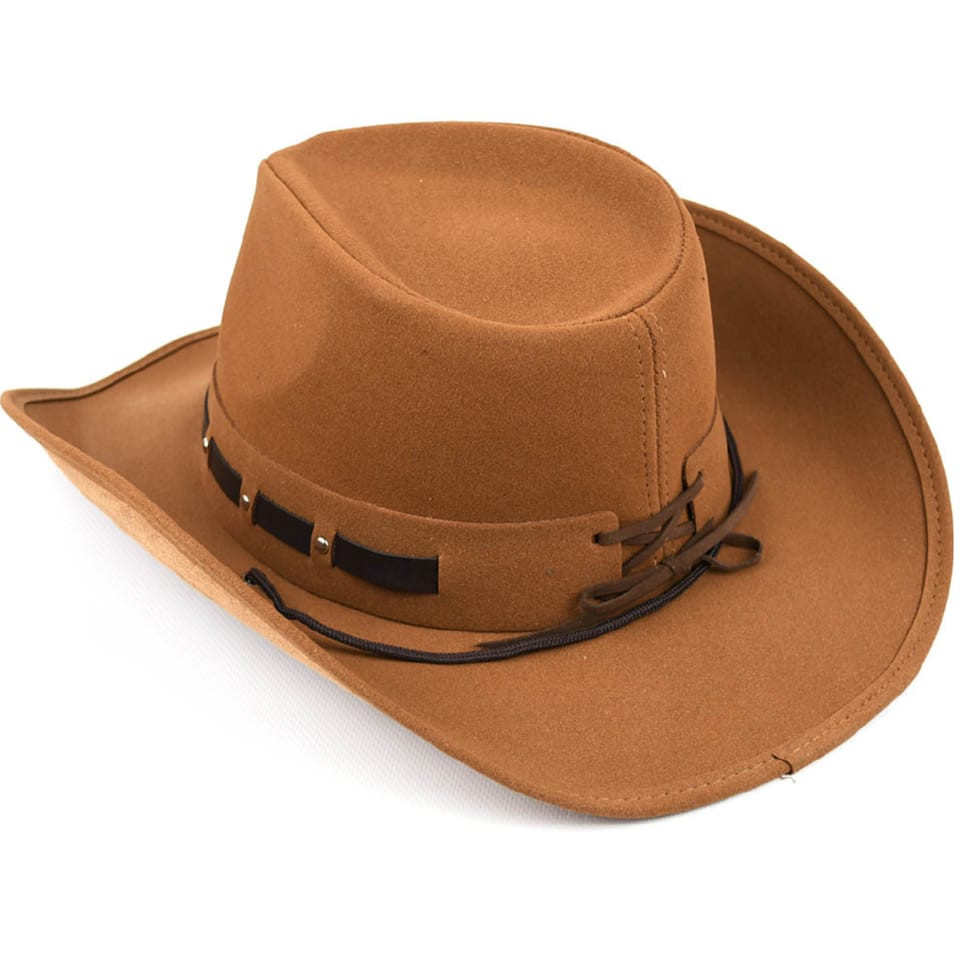 Классическая ковбойская шляпа Bexhill ht-st1-rb3 из эко (веган) кожи нубук