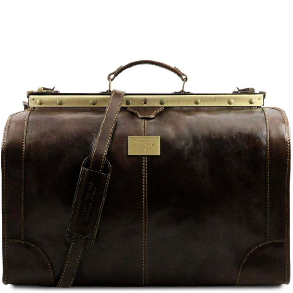 Madrid Gladstone Leather Bag - Large size Tuscany TL1022