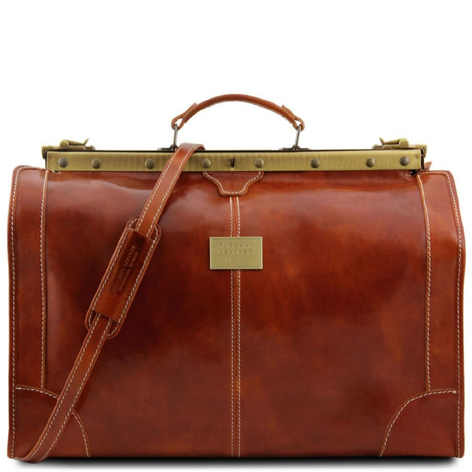 Madrid Gladstone Leather Bag - Large size Tuscany TL1022