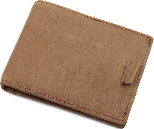 Цікавий компактний гаманець для чоловіків із натуральної шкіри флотар CANPELLINI 21874 Коричневий