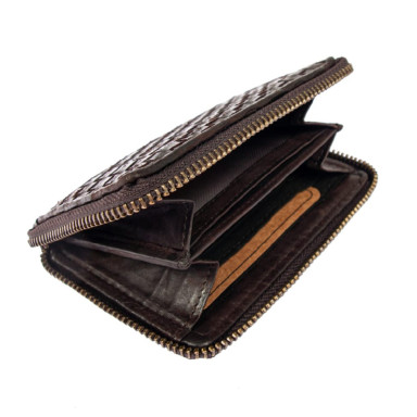 Vintage Womens Wallet Ashwood D80 DK Brn