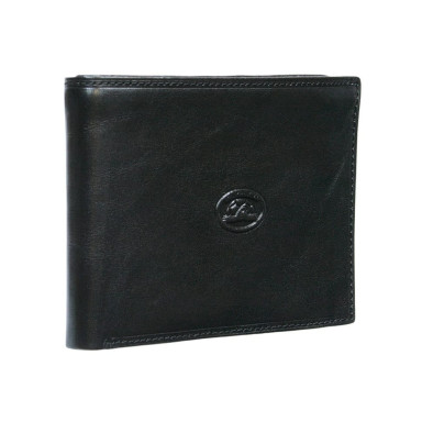 Leather wallet Italico 1656 nero black