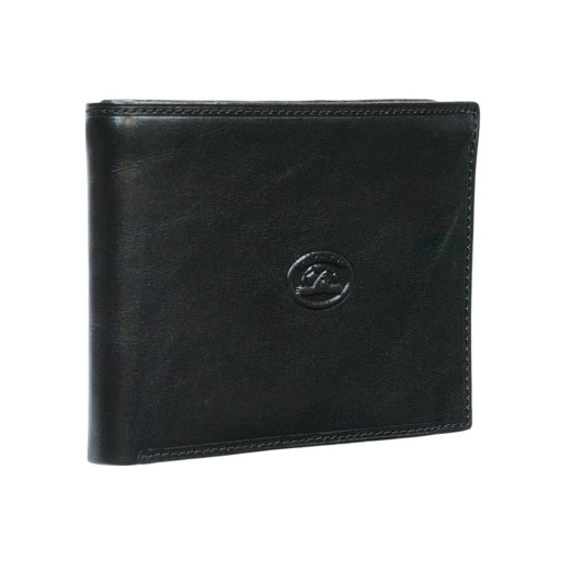 Шкіряне портмоне Italico 1656 nero чорний