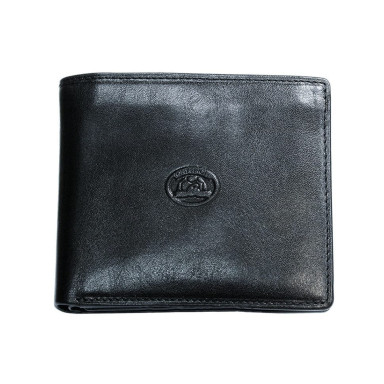 Leather wallet Italico 1656 nero black
