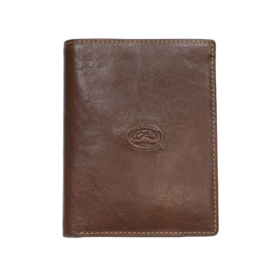 Leather wallet Italico 1153 cognac cognac