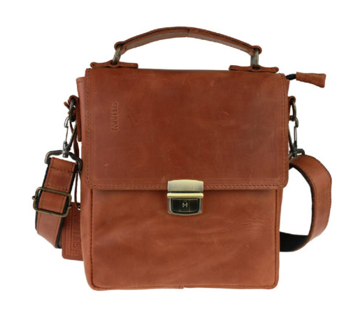 Сумка чоловіча шкіряна барсетка з ручкою SULLIVAN 354101(35) світло-коричнева