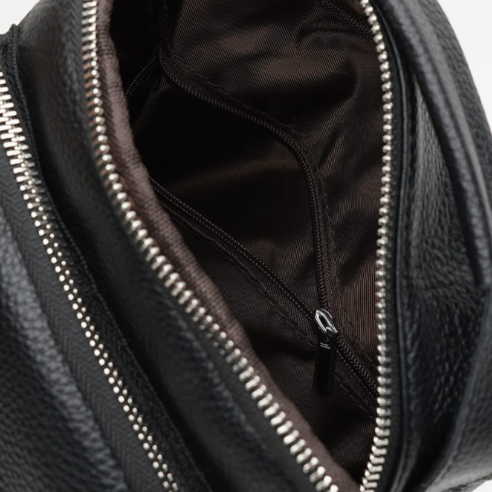 Чоловіча шкіряна сумка Keizer K182005bl-black