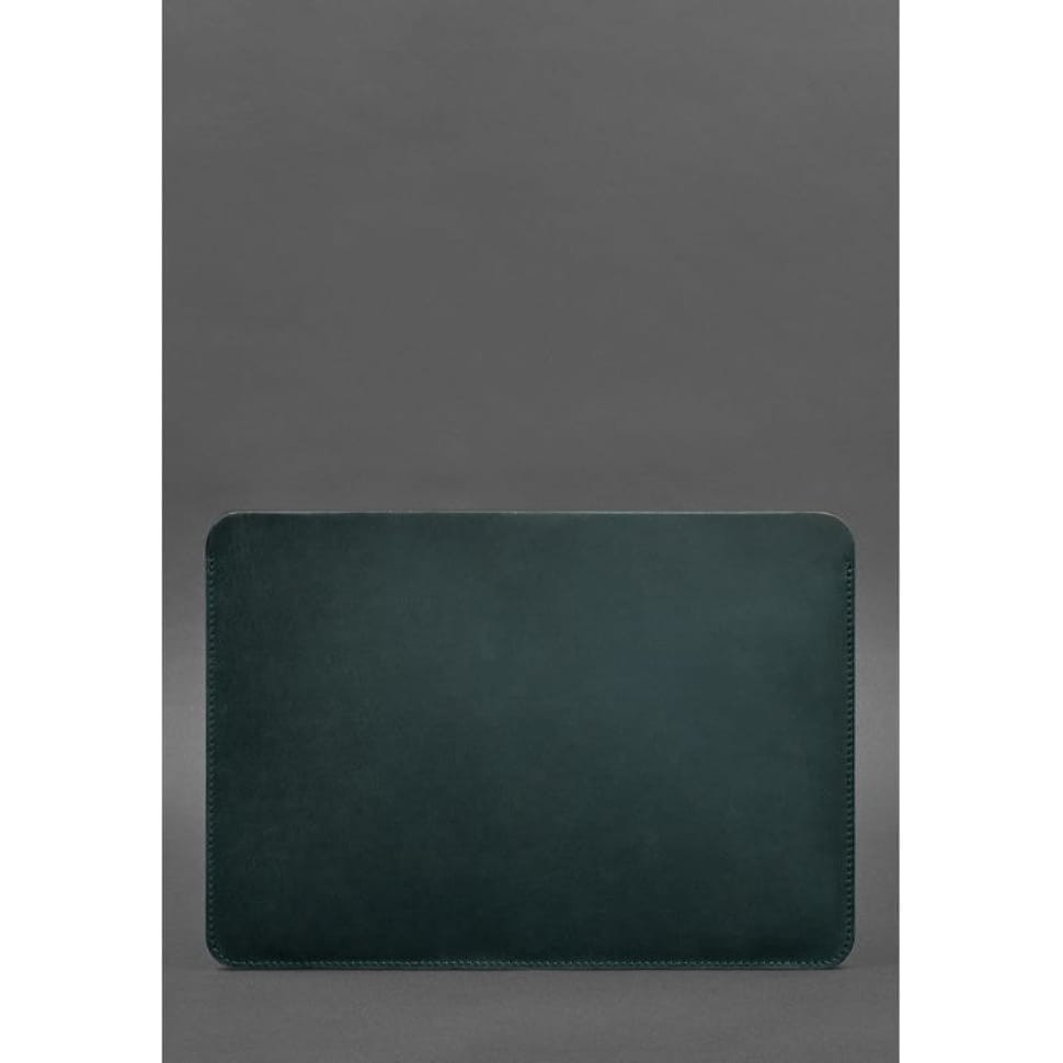 Шкіряний чохол для MacBook 13 дюйм Зелений Crazy Horse