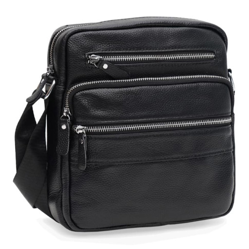 Чоловічі шкіряні сумки Keizer K19981bl-black