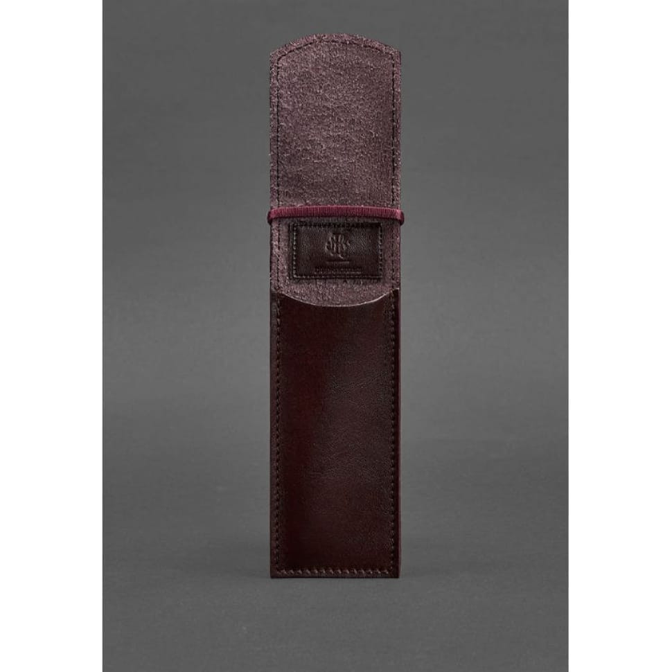 Leather pen case 1.0 burgundy