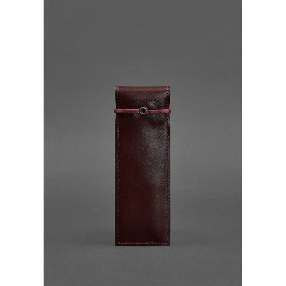 Leather pen case 1.0 burgundy