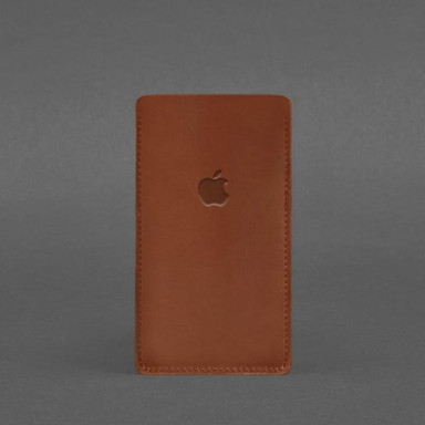 Кожаный чехол для iPhone 11 Светло-коричневый Crazy Horse