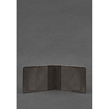 Leather cover for the certificate of the Marine Guard dark brown