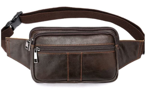 Сумка на пояс Vintage 14727 Коричнева