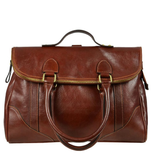 Жіночий шкіряний рюкзак-сумка - Charlotte's Web - Коричневий колір - Time Resistance 1183401