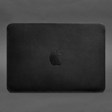 Чехол из натуральной кожи для MacBook 13 дюймЧерный