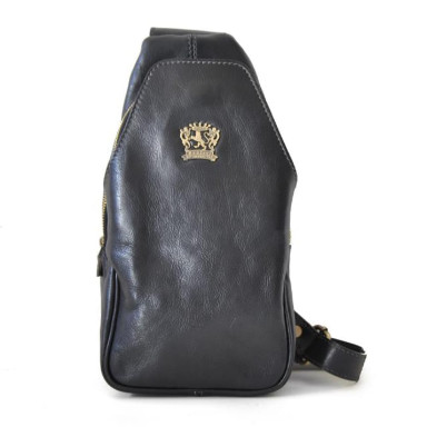 Pratesi BNE340 - Backpack San Quirico d'Orcia in cow leather Bruce Black