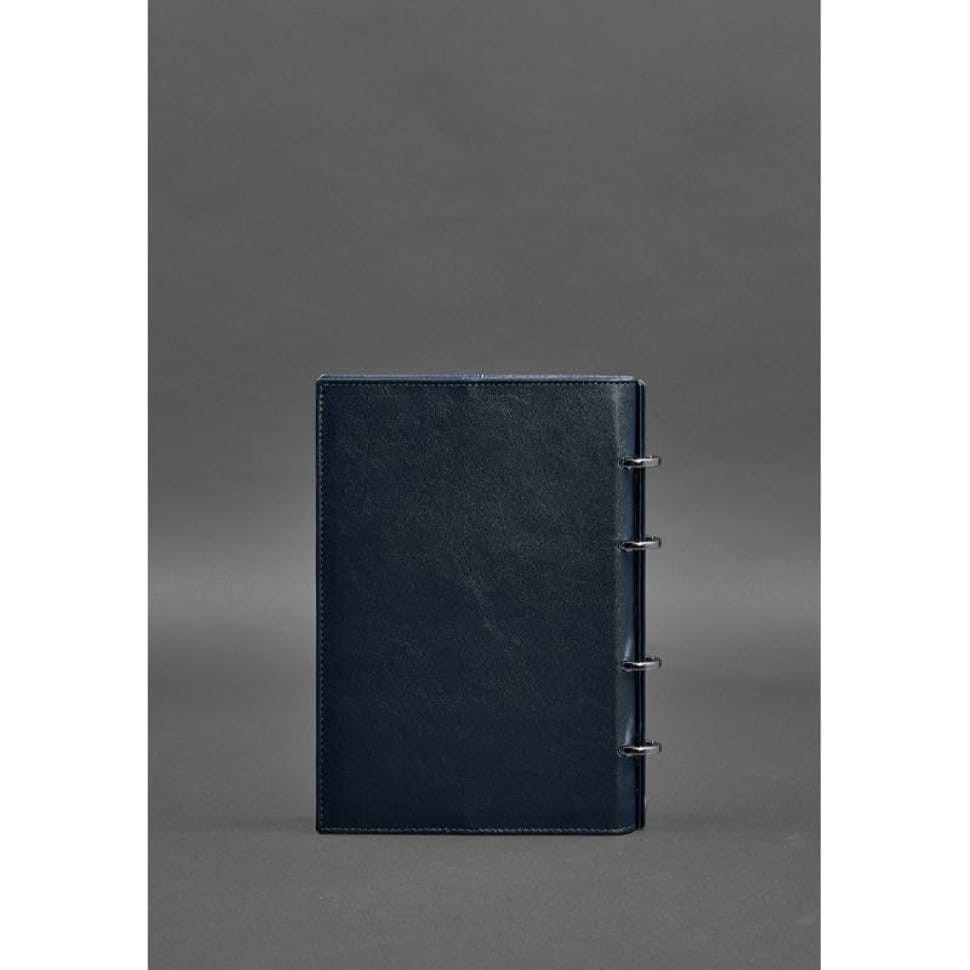 Leather Loop Notebook 9.0 with Hard Blue Cover